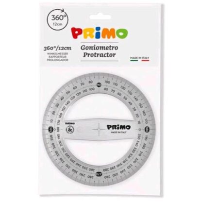 PRIMO GONIOMETRO 360IN PLASTICA 12 CM