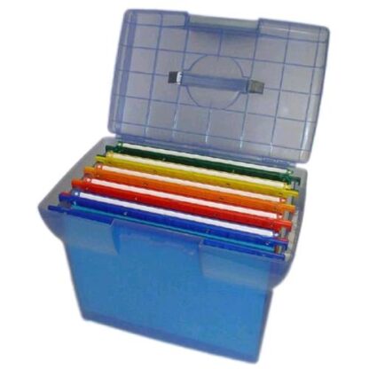 BERTESI ARIANNA VALIGETTA PORTATILE BLU CON 5 CARTELLE JOKER SOSPESE INTERASSE 33 CM COLORI ASSORTITI