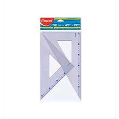 MAPED SQUADRE COPPIA GEOMETRIC 45 + 60 CM 32 CONF 2 Pz.