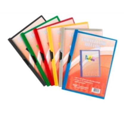 PLASTIDEA MEETING CARTELLA CON CLIP IN PP 308X227 mm BLU CONF 25 Pz.