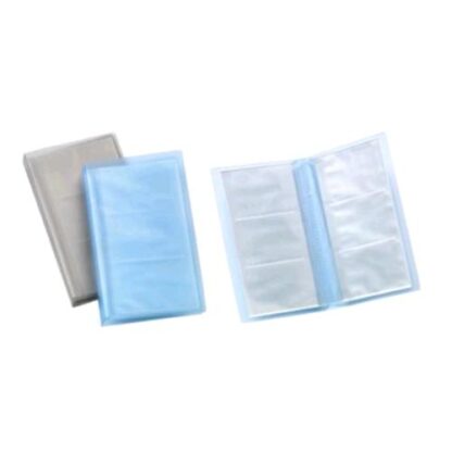 PLASTIDEA FROST PORTABIGLIETTI DA VISITA IN PP 110X195 mm 96 POSTI GRIGIO