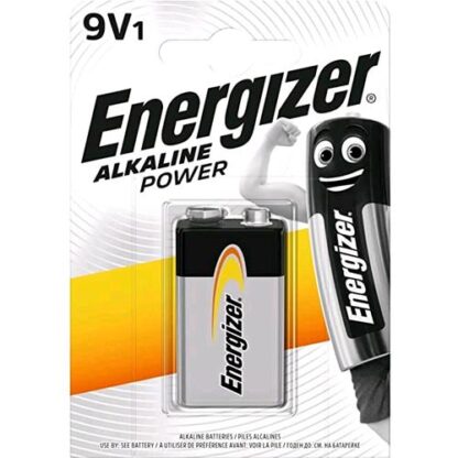 ENERGIZER ALKALINE POWER BATTERIA TRANSISTOR 9 V