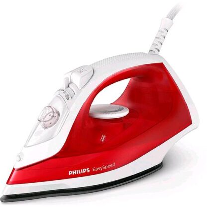 PHILIPS EASY SPEED FERRO DA STIRO A VAPORE 2000 W ROSSO