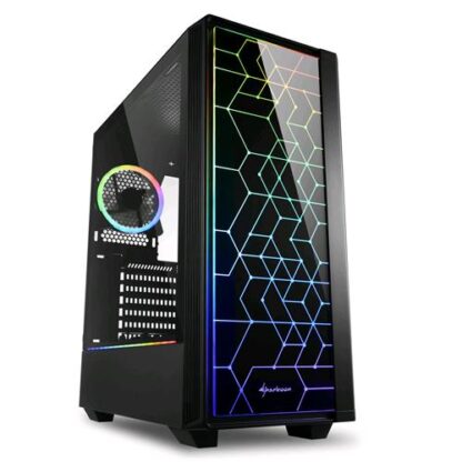 SHARKOON CASE RGB LIT 100 MIDI TOWER ATX NERO