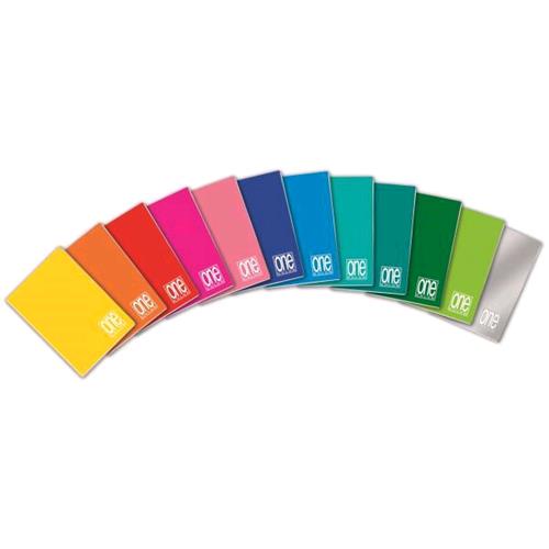 BLASETTI ONE COLOR QUADERNO 148X210 mm A5 80 GR QUADRETTI 10 20 FOGLI COLORI ASSORTITI CONF 10 Pz.