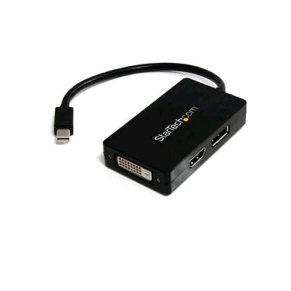 STARTECH MDP2DPDVHD ADATTATORE VIDEO DA MINI DISPLAY PORT A DISPLAY PORT/DVI-D/HDMI COLORE NERO
