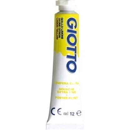GIOTTO TEMPERA IN TUBETTI DA 12ML GIALLO LIMONE CONF 6 Pz.