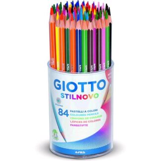 GIOTTO STILNOVO PASTELLI 3.3 mm COLORI ASSORTITI CONF 84 Pz.