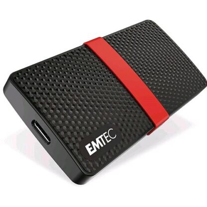 EMTEC X200 SSD 128GB ESTERNO USB 3.1 NERO ROSSO