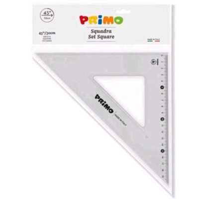 PRIMO SQUADRA IN PLASTICA 45 30 CM