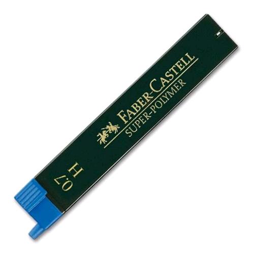 FABER CASTELL SUPERPOLYMER ASTUCCIO 12 MINE H 0.7 mm