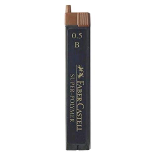 FABER CASTELL SUPERPOLYMER ASTUCCIO 12 MINE B 0.5 mm