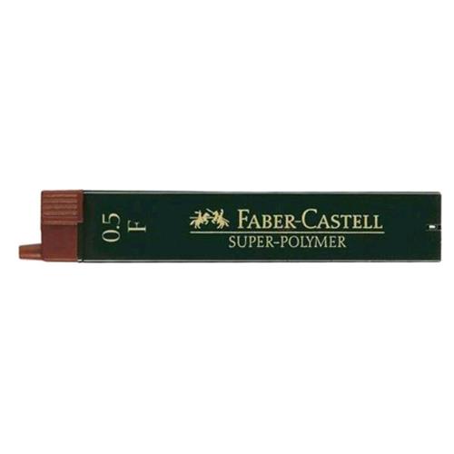 FABER CASTELL SUPERPOLYMER ASTUCCIO 12 MINE F 0.5 mm