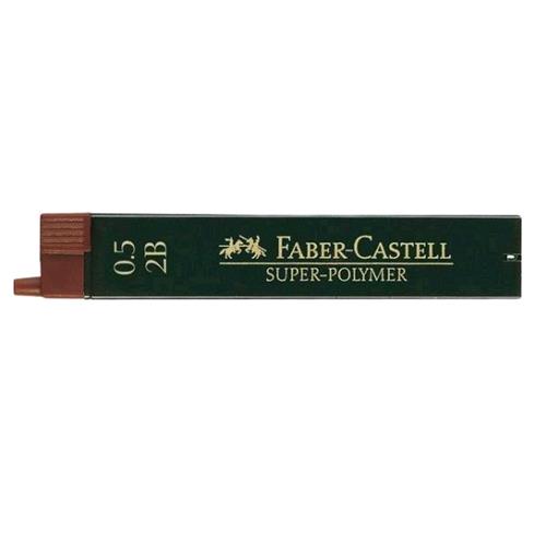 FABER CASTELL SUPERPOLYMER ASTUCCIO 12 MINE 2B 0.5 mm