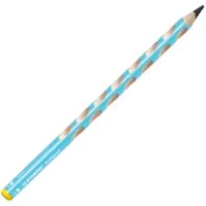 STABILO EASYGRAPH MATITA HB ERGONOMICA FUSTO TRIANGOLARE PER MANCINI AZZURRO CONF 6 Pz.