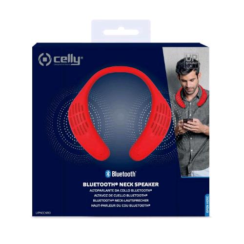 CELLY UPNECK DIFFUSORE BLUETOOTH PORTATILE COLORE ROSSO