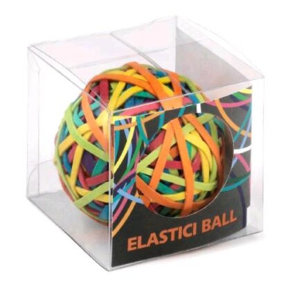 ARTIGLIO ELASTICI BALL DA 100 GR DIAMETRI E COLORI ASSORTITI