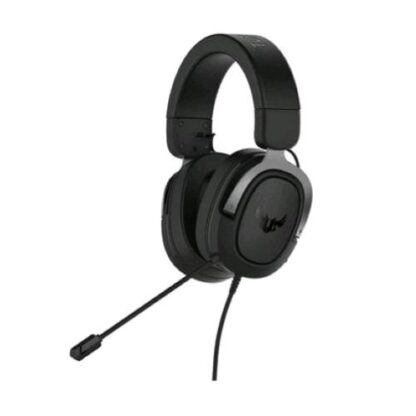 ASUS TUF H3 CUFFIE GAMING CON MICROFONO CAVO JACK 3.5MM COLORE NERO/GRIGIO