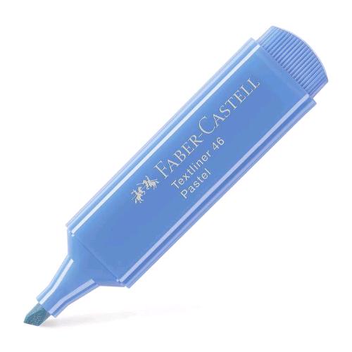 FABER CASTELL TEXTLINER EVIDENZIATORE PUNTA A SCALPELLO 1/5 mm BLU OLTREMARE CONF 10 Pz.