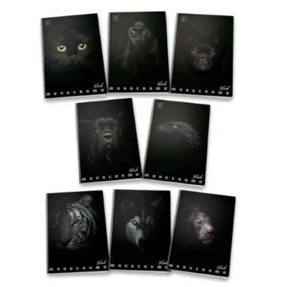 PIGNA MONOCROMO BLACK QUADERNO A4 100 GR RIGHE 0C 20 FOGLI CONF 10 Pz.