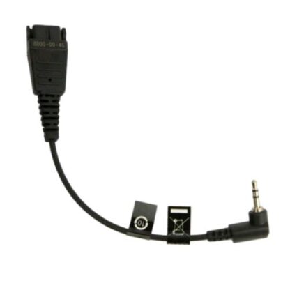 JABRA CAVO DIRITTO 0.5 MT QD JACK 2.5 mm NERO