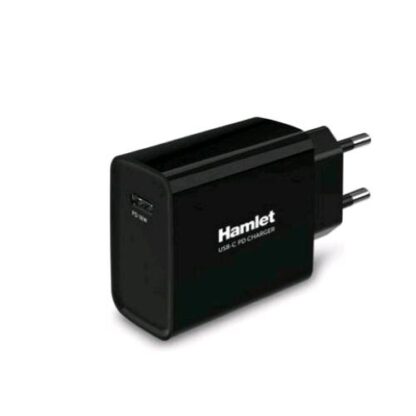 HAMLET POWER SUPPLY POWER DELIVERY USB-C CARICABATTERIE DA RETE 18W MERO