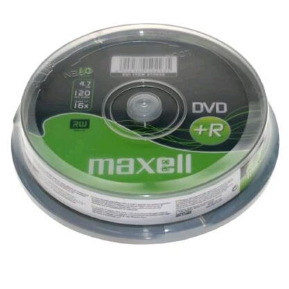 MAXELL DVD+R 4.7GB 16X CAMPANA 10 Pz.SPINDLE