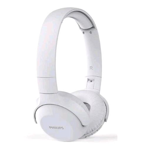 PHILIPS CUFFIE WIRELESS BLUETOOTH CON MICROFONO INCORPORATO BIANCO