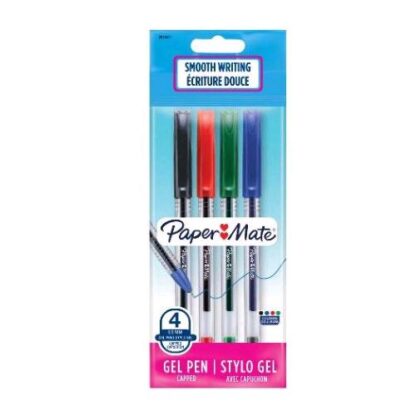 PAPERMATE PM JIFFY PENNA GEL PUNTA AD AGO 0.5 mm COLORI ASSORTITI CONF 5 Pz.