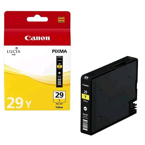 CANON PGI-29Y SERBATOIO GIALLO PER STAMPANTI CANON INK JET 36ML (4875B001)