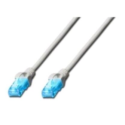 DIGITUS CAVO DI RETE UTP CAT 5E 2 X M RJ-45 NON SCHERMATO 5 MT GRIGIO