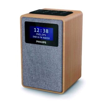 PHILIPS TAR5005/10 RADIO DAB+ FM CON FUNZIONE SVEGLIA DESIGN COMPATO DISPLAY NERO LUCIDO