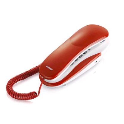 BRONDI KENOBY TELEFONO DA TAVOLO SLIM ROSSO BIANCO