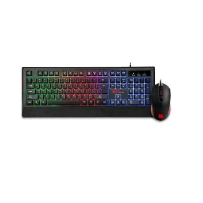 CHALLENGER COMBO TT ESPORTS TASTIERA E MOUSE GAMING RGB 2.400 DPI USB NERO