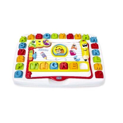CHICCO BANCO SCUOLA BAMBINI LEGGI E IMPARA EDU4YOU, GIOCO EDUCATIVO ELETTRONICO ISPIRATO AL METODO MONTESSORI 3-6 ANNI