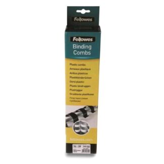 FELLOWES DORSO A SPIRALE IN PLASTICA PASSO 14.28 mm 21 ANELLI DA 14 mm A4 RILEGATURA MIN 80 MAX 100 FOGLI BIANCO CONF 100 Pz.