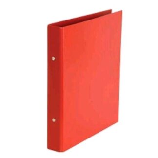 ESSELTE DAILY RACCOGLITORE 4 ANELLI DA 25 MM IN CARTONE CM 23,3X20X4 A5 ROSSO