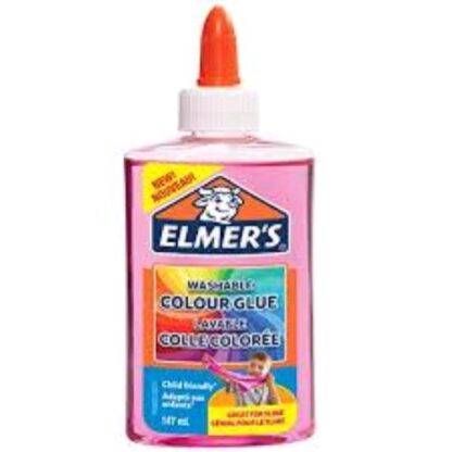 ELMERS COLLA VINILICA SEMITRASPARENTE FLACONE DA 147ML ROSA