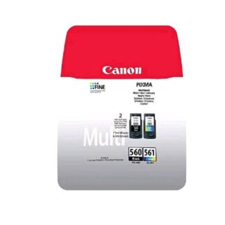 CANON PG-560 CL-561 CARTUCCIA INK-JET 180 PAGINE MULTIPACK NERO + COLORE ( CIANO MAGENTA GIALLO)