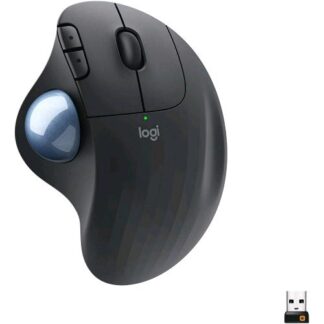 LOGITECH ERGO M575 MOUSE TRACKBALL WIRELESS ERGONOMICO NERO
