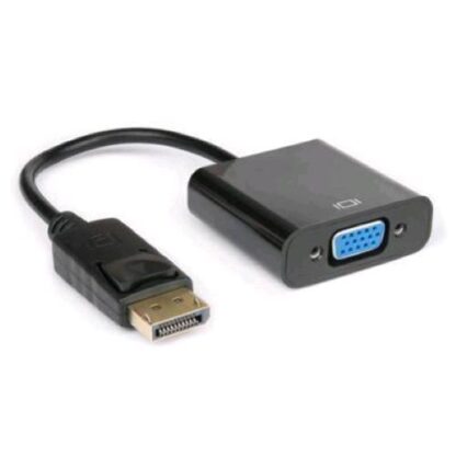 HAMLET ADATTATORE VIDEO DA DISPLAYPORT MASCHIO A VGA FEMMINA NERO