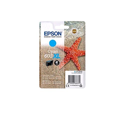 EPSON 603XL DURABRITE ULTRA CARTUCCIA INK-JET 350 PAGINE CIANO