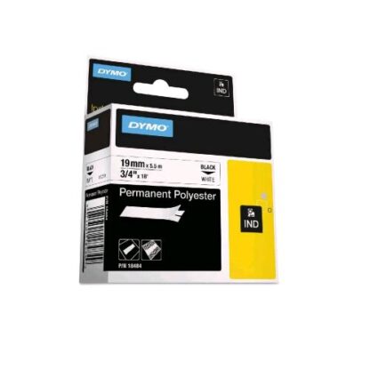 DYMO NASTRO PER ETICHETTE IN POLIESTERE 19 MM X 5.5 MT BIANCO STAMPA NERA
