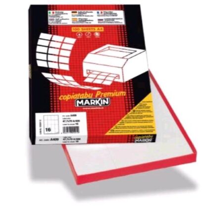 MARKIN CONF 500 ETICHETTE ADESIVE 40X297 mm BIANCO