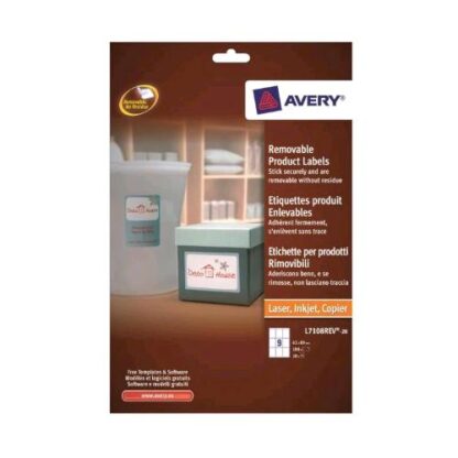 AVERY CONF 180 ETICHETTE ADESIVE 62X89 mm BIANCO