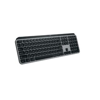 LOGITECH MX KEYS TASTIERA WIRELESS PER MAC DIGITAZIONE TATTILE TASTI RETROILLUMINATI A LED USB-C STRUTTURA METALLICA GRIGIO