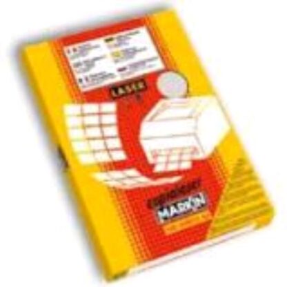 MARKIN CONF 100 ETICHETTE ADESIVE 210X297 mm ARGENTO