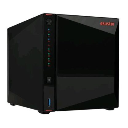 ASUSTOR NIMBUSTOR 4 NAS CHASSIS DESKTOP CELERON J4105 1.5GHz RAM 4GB-4 BAY HDD/SSD 2.5"/3.5" BLACK