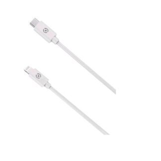 CELLY CAVO 1 X M USB TIPO C 1 X M LIGHTNING 1 M BIANCO