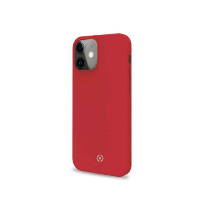 CELLY APPLE iPHONE 12 MINI COVER IN SILICONE ROSSO